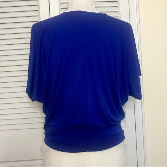 Slouchy Blue Top by Michelle - Picture 3 of 3
